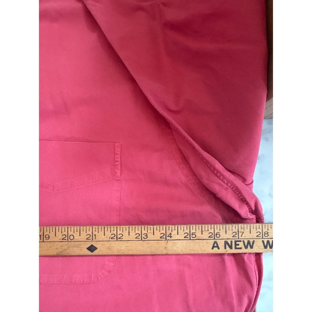 Polo Ralph Lauren Big Shirt Mens Large Pink Cotton Long Sleeve Button Down Logo